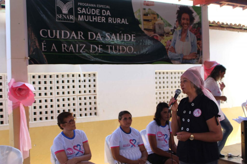 Maria de Fátima de Sousa, aposentada, deu depoimento sobre sua experiência com o câncer de mama